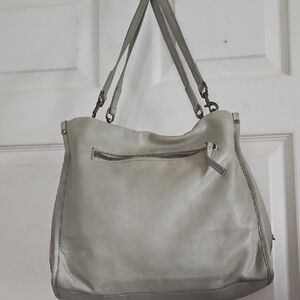 Green American Leather Shoulder Bag